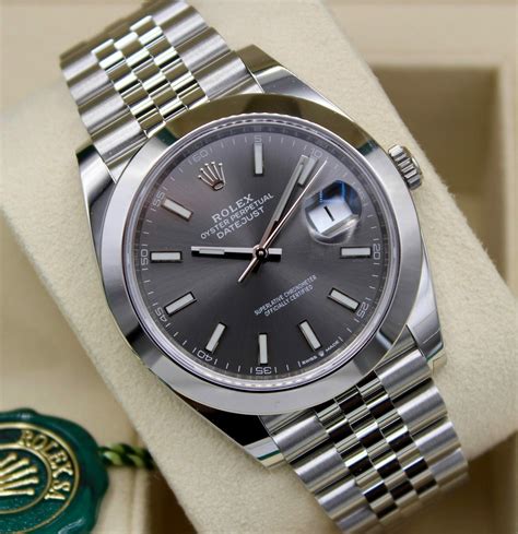 rolex datejust 41 graues zifferblatt|rolex datejust 41 woman.